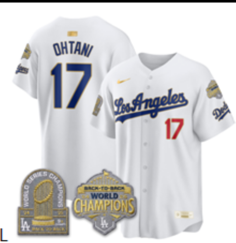 Men Los Angeles Dodgers #17 Ohtani white Game 2026 Nike MLB Jersey 4014004